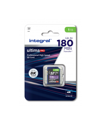 Karta pamięci INTEGRAL Professional High Speed SDXC V30 UHS-I U3 1TB
