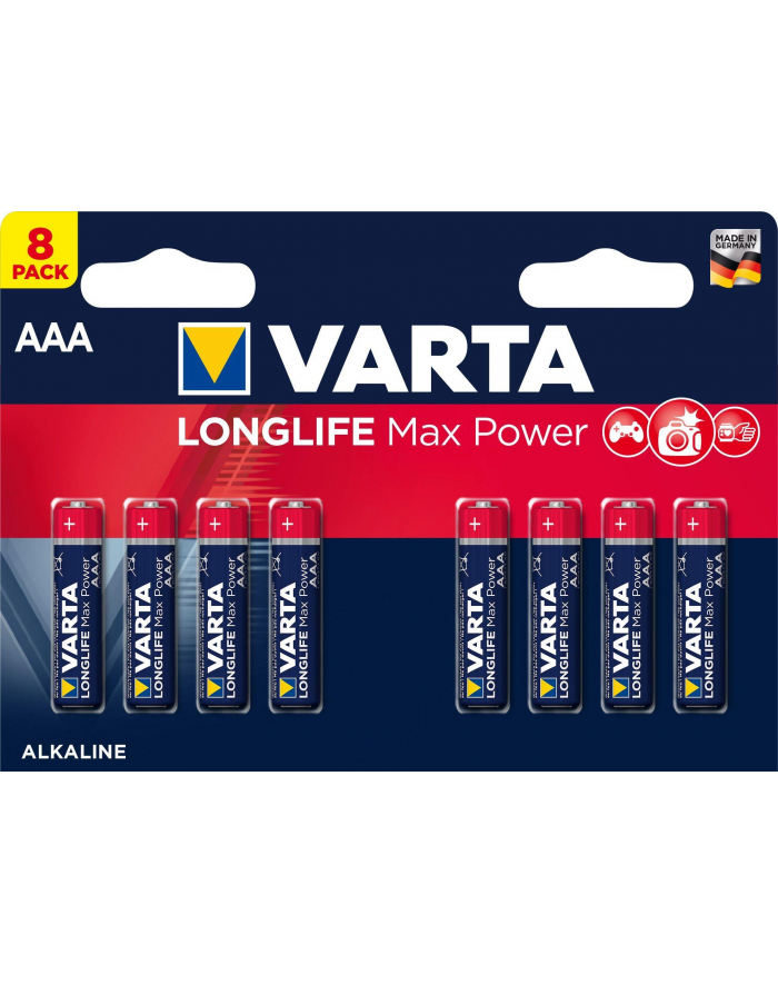 Baterie VARTA LONGLIFE MAX POWER AAA 1.5V 8 szt główny