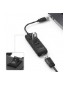 Hub USB 2.0 Hama USB-A - 4x USB-A z włącznikiem czarny - nr 8