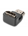 Adapter DIGITUS HDMI 2.0 HighSpeed z Ethernetem Typ HDMI A kątowy/HDMI A M/Ż czarny - nr 13