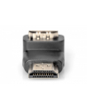 Adapter DIGITUS HDMI 2.0 HighSpeed z Ethernetem Typ HDMI A kątowy/HDMI A M/Ż czarny - nr 15