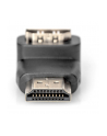 Adapter DIGITUS HDMI 2.0 HighSpeed z Ethernetem Typ HDMI A kątowy/HDMI A M/Ż czarny - nr 5