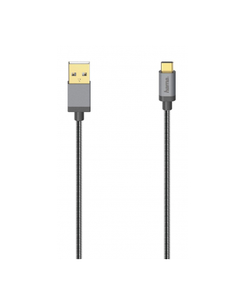 Kabel Hama USB 2.0 Premium USB A - USB-C 0,75m antracytowy