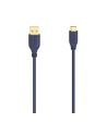 Kabel Hama USB-C - USB 2.0 A Flexi-Slim 0,75m niebieski - nr 1