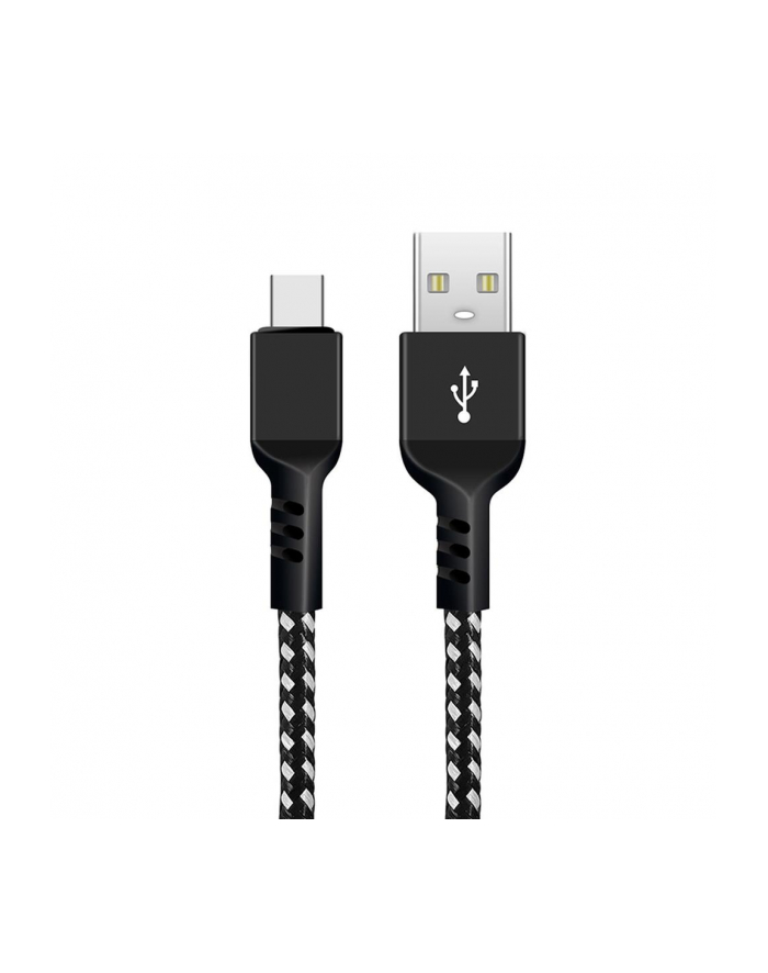 Kabel USBC Maclean MCE471 Fast Charge 2,4A czarny główny