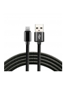 Kabel USB - Lightning everActive CBB-2IB 2m z obsługą szybkiego ładowania do 2,4A czarny - nr 1