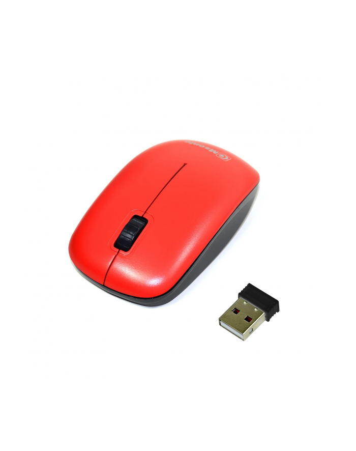 Mysz bezprzewodowa Msonic MX707R optyczna 3 przyciski 1000dpi czerwona główny