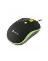 Mysz przewodowa Techly 1600dpi optyczna czarno-zielona - nr 1