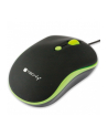 Mysz przewodowa Techly 1600dpi optyczna czarno-zielona - nr 2