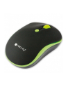 Mysz bezprzewodowa Techly 1600dpi optyczna czarno-zielona - nr 2