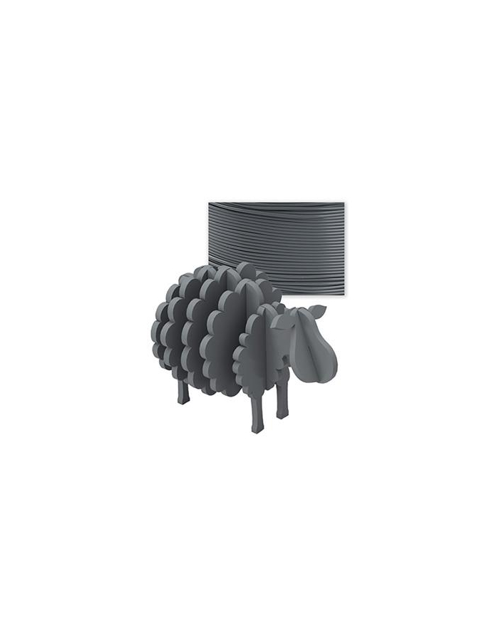 Filament do drukarek 3D Banach PLA 1kg - szary główny