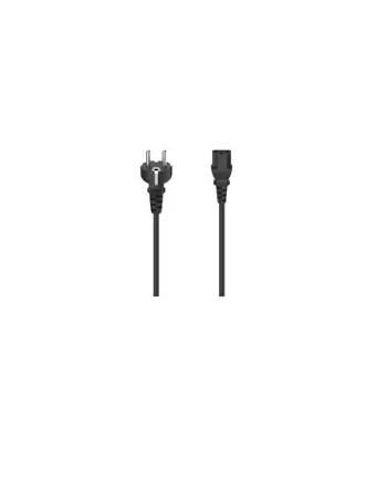 Kabel zasilający Hama 3-pin 1,5m czarny
