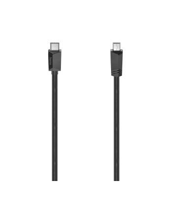 Kabel Hama USB 2.0 USB-C - Mini USB 0,75m czarny