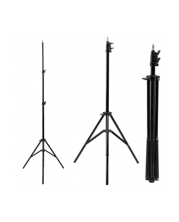 Statyw do lampy pierścieniowej LED 12'' Maclean MC-163 max. wysokość 190cm, max. obciążenie 3kg