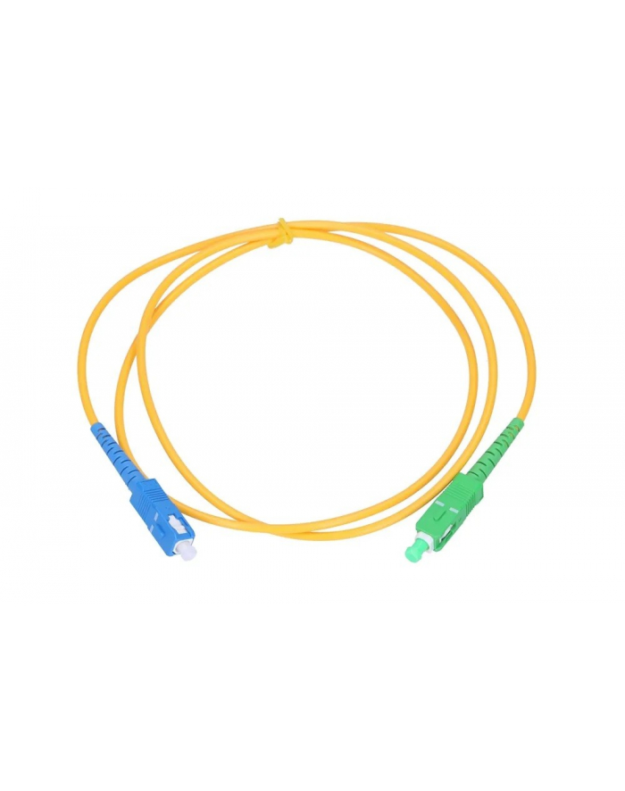 extralink Kabel Patchcord SC/APC-SC/UPC Jednomodowy Simplex 1m główny