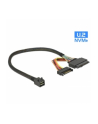 Delock Kabel SFF-8643 M U.2 SFF-8639 + SATA złącze zasilania 0,3m (84823) - nr 1