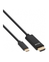 InLine Kabel InLine InLine Kabel USB Display, USB Typu-C męski na HDMI męski (Tryb DP Alt), 4K2K, czarny, 1m (64111) - nr 1