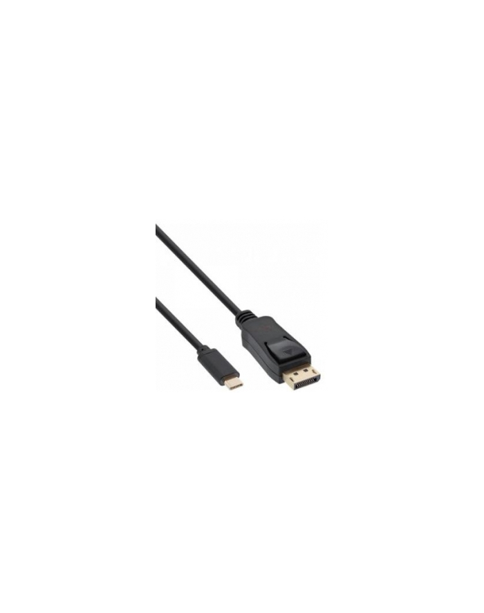 InLine Adapter USB InLine InLine Adapter USB - DP - USB Typ C męski na DisplayPort męski (DP Alt Mode) 4K2K - czarny - 3m (64123) główny