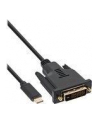 InLine Kabel Adapter USB-C na DVI męski (DP Alt Mode) czarny - 1m (64131) - nr 2