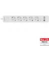 InLine 5 portowa z szybkim ładowaniem na USB - 1.5m - biała (16491T) - nr 12