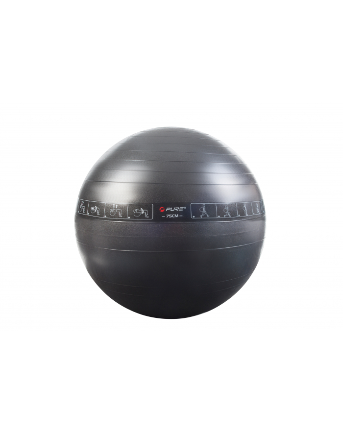 Pure 2 Improve P2I Ball Piłka Gimnastyczna Szary 75 Cm główny