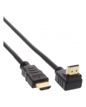 Inline Kabel HDMI kątowy czarny 15m (17015V)