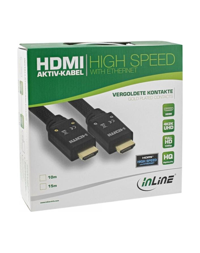 Kabel InLine HDMI - HDMI 15m czarny (17515A) główny