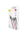 Baseus Kabel Microusb Lightning Usb-C 30Cm 3W1 (Camltasy01) - nr 23