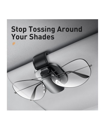 Baseus Uchwyt Samochodowy Na Okulary Clip (2328)