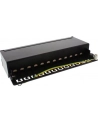 InLine Patch Panel Cat.6A do stołu / ściany 12 Port czarny RAL9005 (76809S) - nr 4