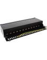 InLine Patch Panel Cat.6A do stołu / ściany 12 Port czarny RAL9005 (76809S) - nr 5