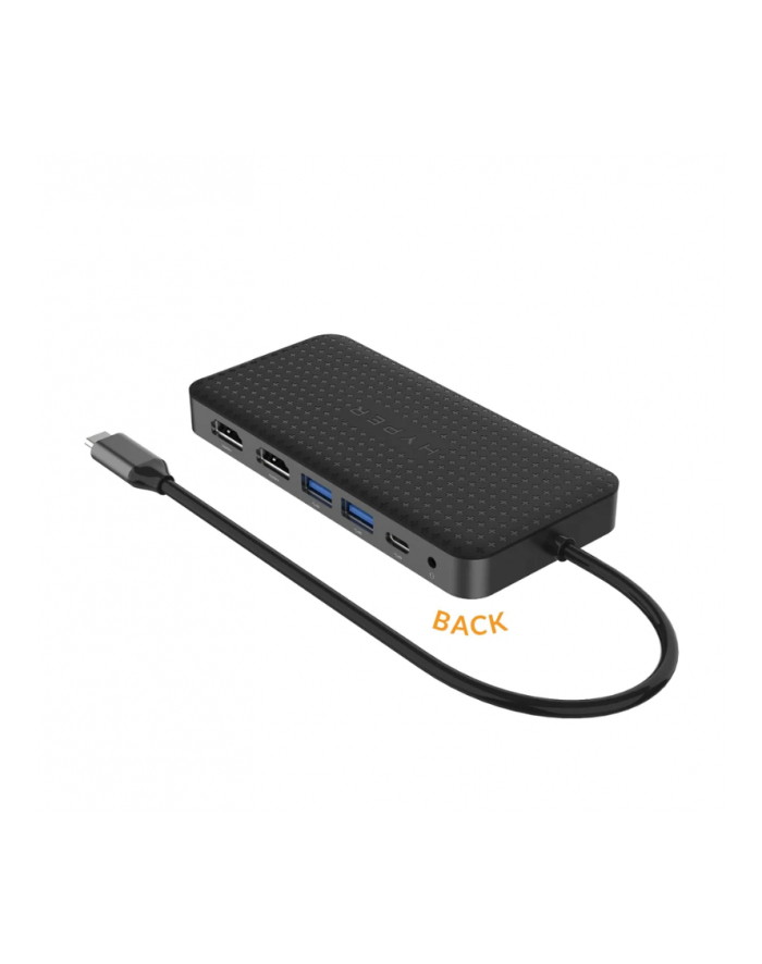 hyperdrive Hub Hyper HD Dual HDMI 10-in-1 2x 4K HDMI, USB-C 100W Power Delivery, Micro SD, SD, Gigabit Ethernet, AudioJack główny