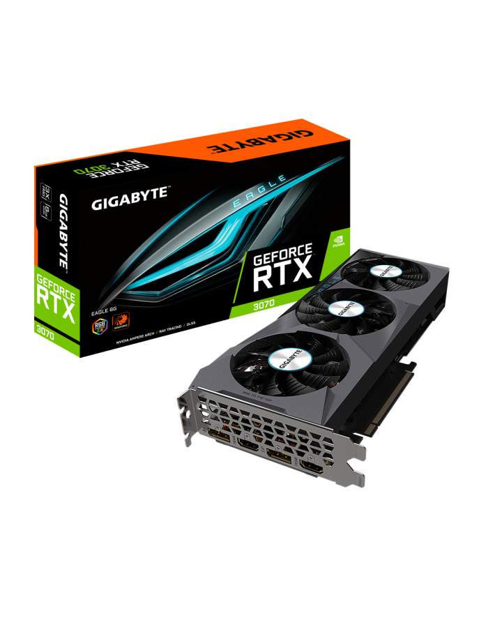 gigabyte Karta graficzna GeForce RTX 3070 EAGLE RTX GDDR6 256bit LHR 2DP/2HDMI główny