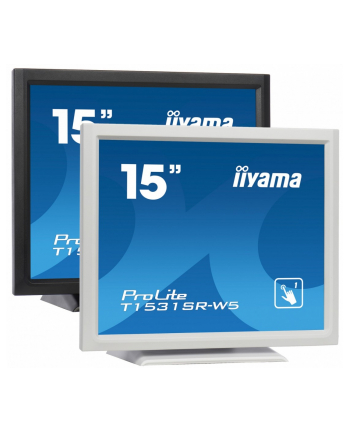 iiyama Monitor 15 cali T1531SR-W5 TN,RESISTIVE,HDMI,DP,VGA,głośniki,IP54