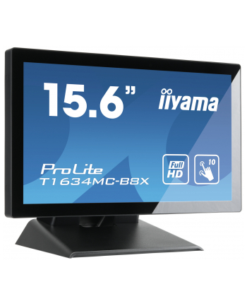 iiyama Monitor 15,6 cala T1634MC-B8X IPS,poj.10pkt.450cd,IP65,7H,HDMI,DP