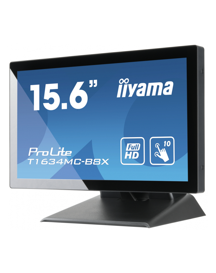 iiyama Monitor 15,6 cala T1634MC-B8X IPS,poj.10pkt.450cd,IP65,7H,HDMI,DP główny