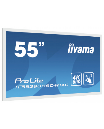 iiyama Monitor 55 cali TF5539UHSC-W1AG IPS,24/7,4K,IP54,500cd,7H,POJ.15p,LAN