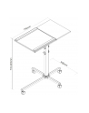 Inline Regulowany Stojak Na Laptop I Projektor - 70-90Cm - Czarny (23167A) - nr 8