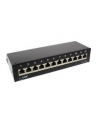 InLine Patch Panel Cat.6A do stołu / ściany 12 Port czarny RAL9005 (76809S) - nr 5