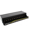 InLine Patch Panel Cat.6A do stołu / ściany 12 Port czarny RAL9005 (76809S) - nr 8