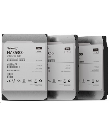 Synology Harddisk HAS5300 3.5 SAS 16 TB -• 16 TB (512 MB Cache - 7.200 U/min)• 3,5 Zoll (HAS530016T)