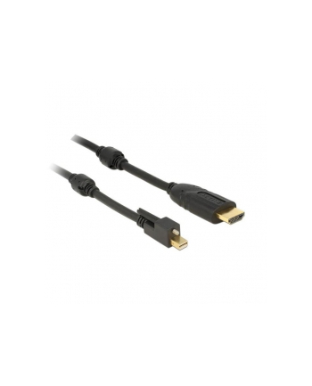 Delock miniDisplayPort na HDMI 2m Czarny 4K (83730)