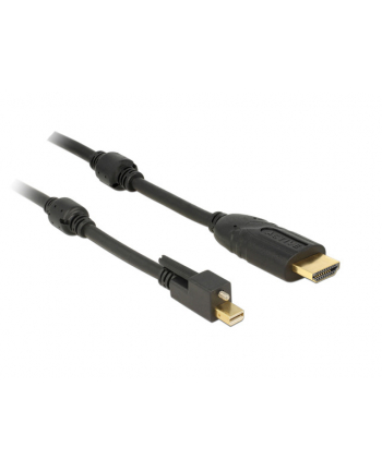 Delock miniDisplayPort na HDMI 2m Czarny 4K (83730)