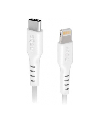 SBS kabel USB TYP C - LIGHTNING 2m Biały (TECABLELIGTC2W)