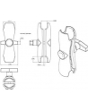 ram mounts RAM MOUNT Średnie ramię montażowe RAM-201U - nr 7