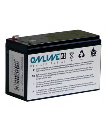 ONLINE USV-Systeme Ersatzbatterie fŘr YUNTO Q 450 / 700 (BCYQ700)