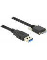 Delock Kabel USB 3.0 typu A męski USB 3.0 typu Micro-B męski ze śrubkami 2 m (83598) - nr 12