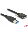 Delock Kabel USB 3.0 typu A męski USB 3.0 typu Micro-B męski ze śrubkami 2 m (83598) - nr 13