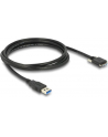 Delock Kabel USB 3.0 typu A męski USB 3.0 typu Micro-B męski ze śrubkami 2 m (83598) - nr 14