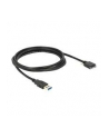 Delock Kabel USB 3.0 typu A męski USB 3.0 typu Micro-B męski ze śrubkami 2 m (83598) - nr 2
